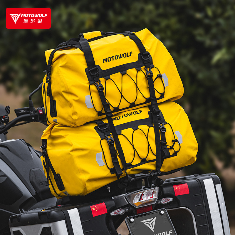  Túi Trống Chống Nước Motowolf Dung Tích 40L 66L Cao Cấp Phản Quang Phù Hợp Du Lịch Đi Phượt - MÃ: MB4 