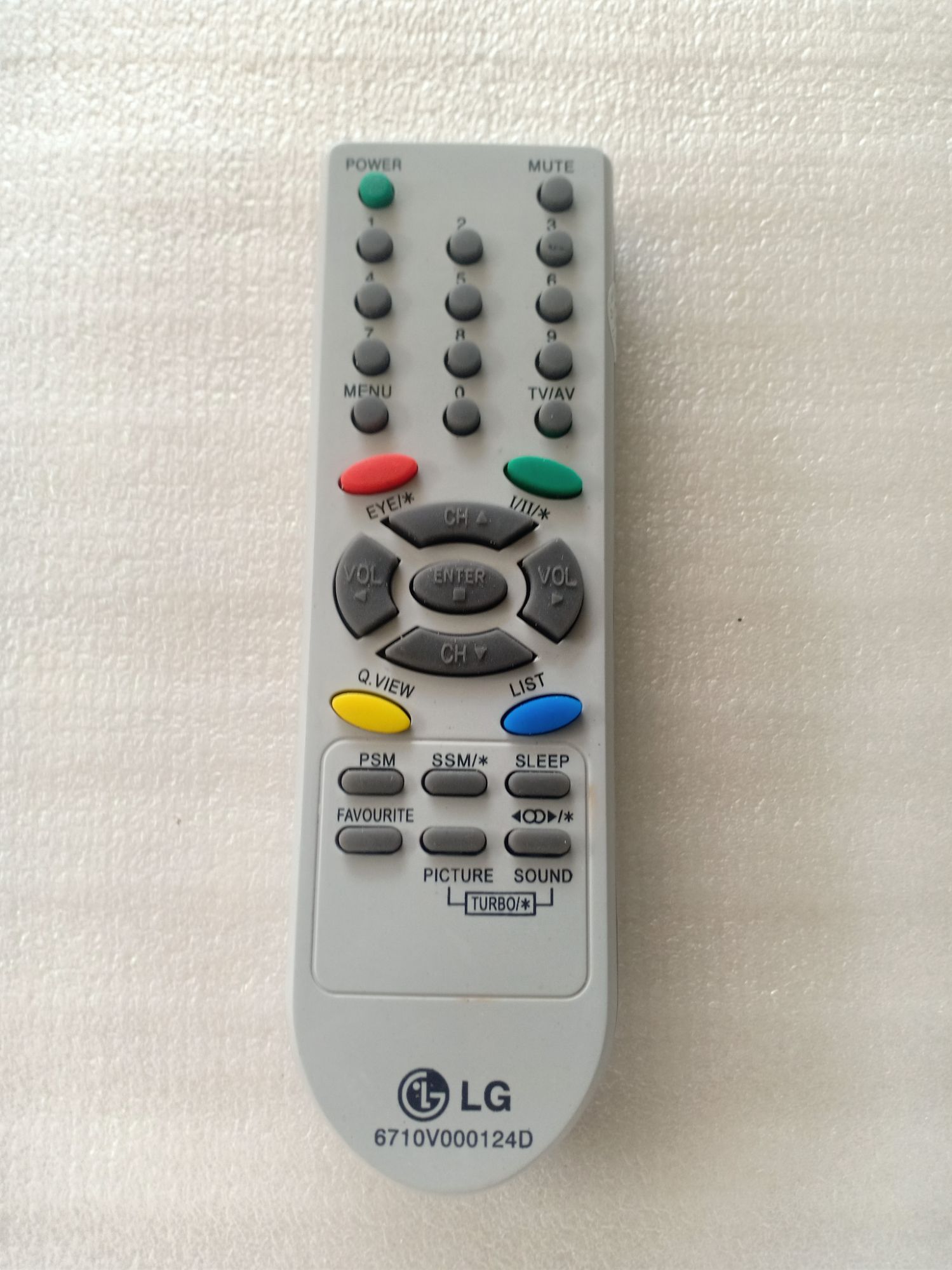 Remote tivi LG