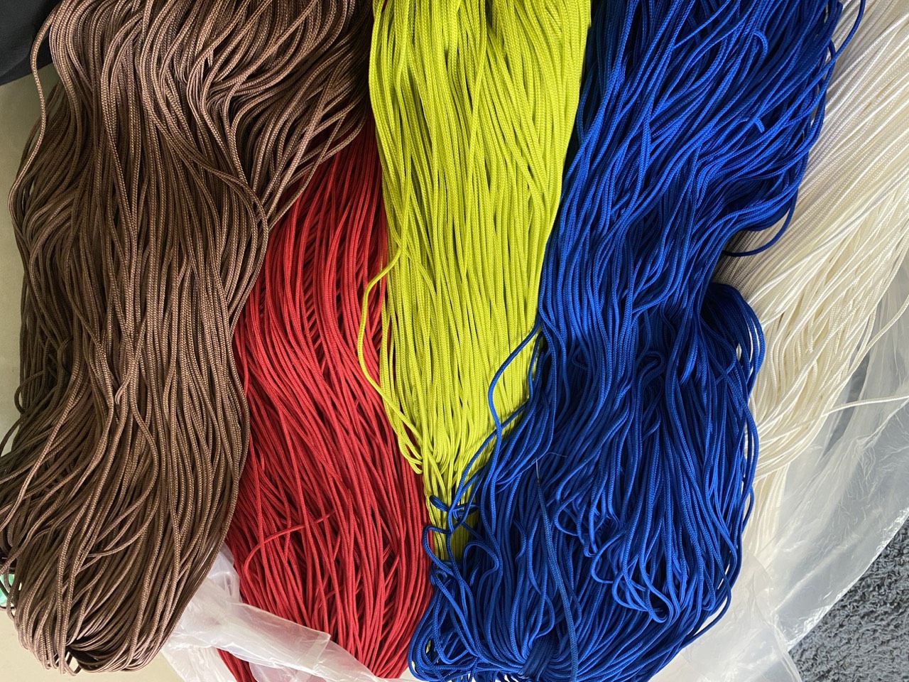 Dây dù thả diều, dây chất lượng cao, dây dù malai nhiều màu