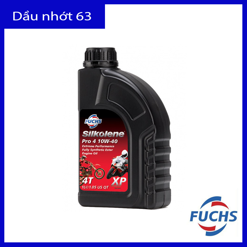Nhớt xe số xe côn tay nhập khẩu fuchs silkolen pro 4 10w40