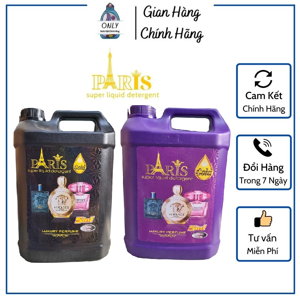 Nước giặt Paris Hương Hoa Pháp 5L giá sỉ
