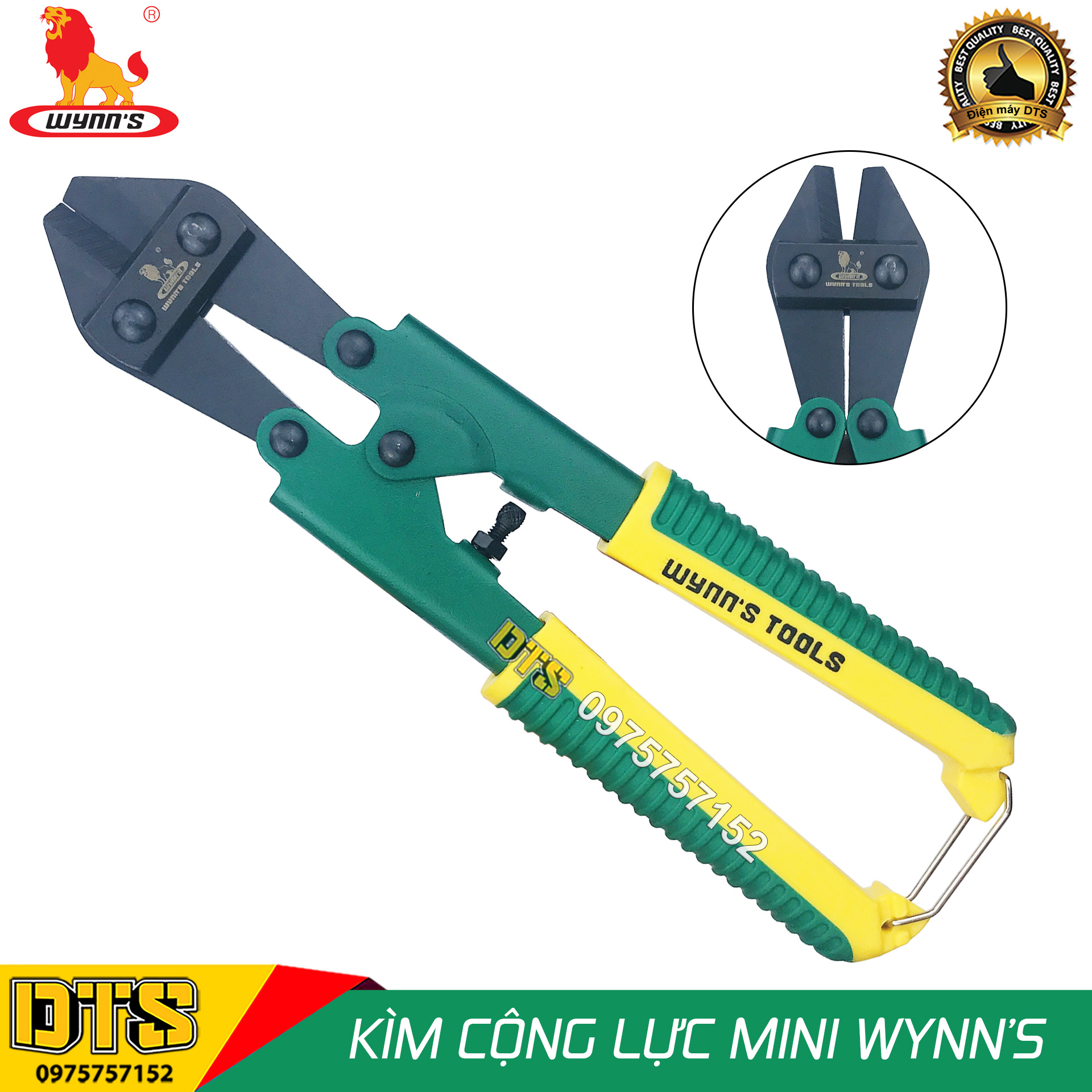 Kìm cộng lực Wynn’s W09 8 inch/ 200mm, kìm cắt sắt, dây thép chuyên nghiệp, kìm cộng lực tay mini chuyên dụng