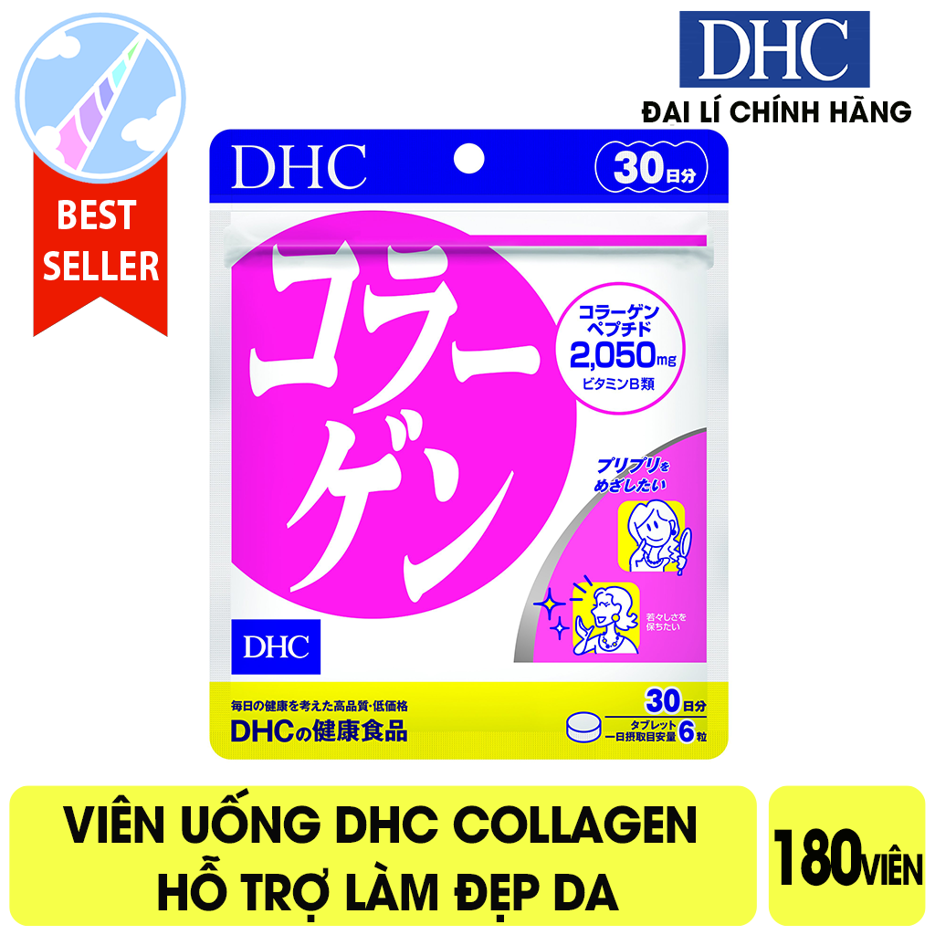 Viên uống làm đẹp làn da dhc collagen