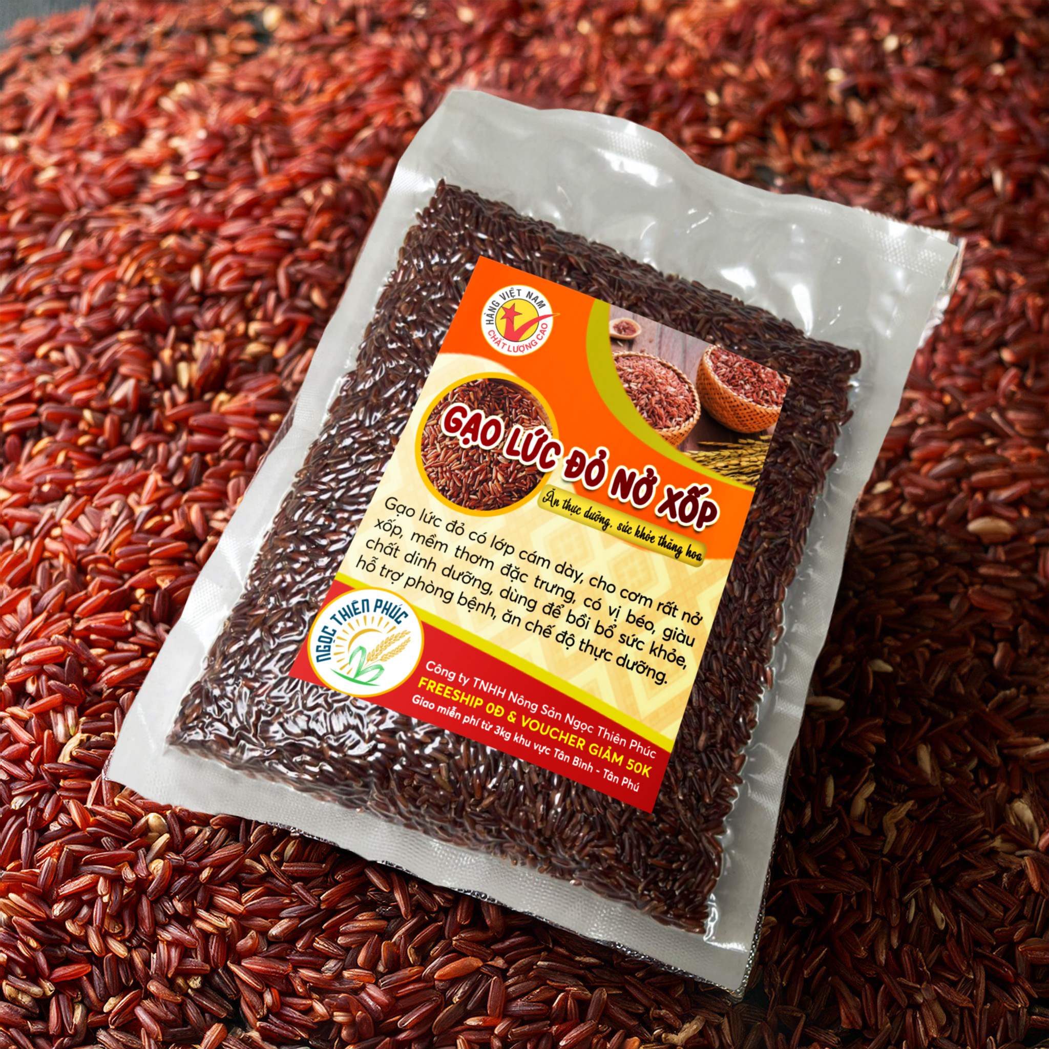 Lứt Đỏ Huyết Rồng Loại 1 500g - Nở Mềm Cơm, Tốt cho Sức Khỏe, HSD 1 Năm - Ngọc Thiên Phúc