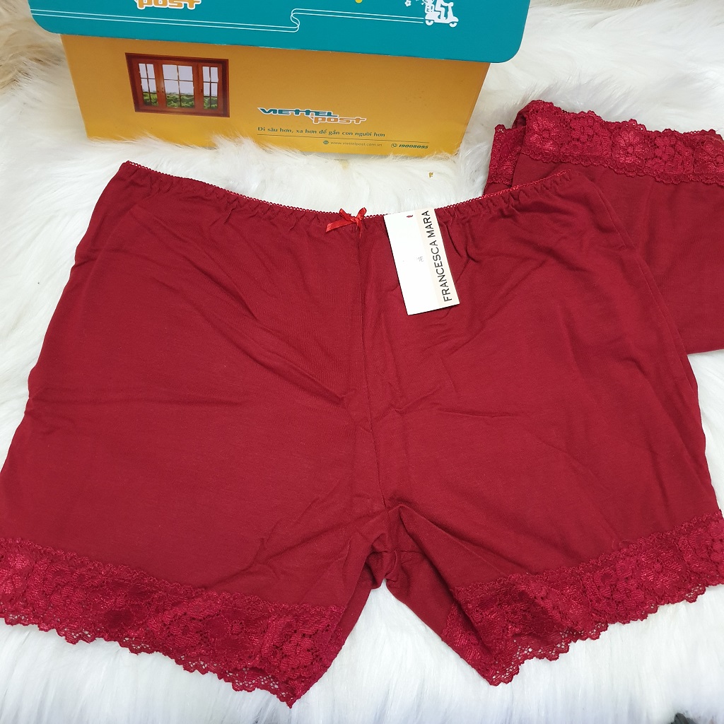 Quần đùi mặc trong váy cho bà bầu chất liệu cotton thấm hút - Combo 4 quần