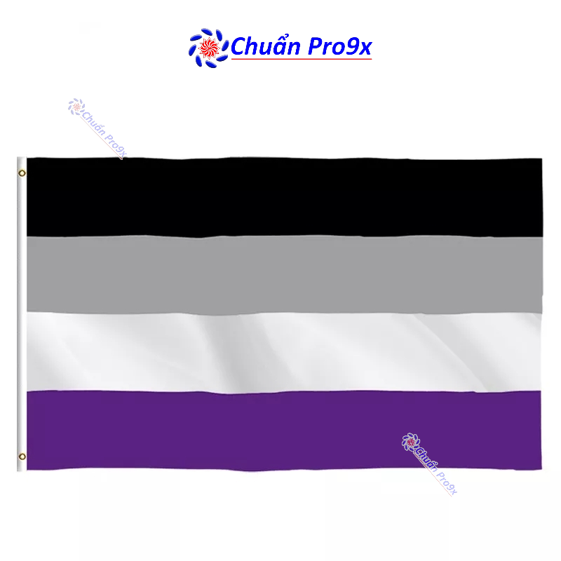 Cờ lgbt asexual vô tính phổ vô tính