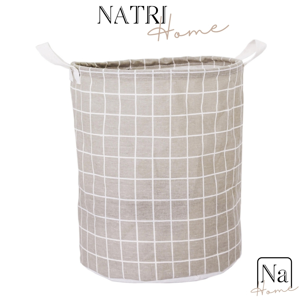 [FREESHIP] Giỏ Đựng Đồ, Sọt Vải Đựng Quần Áo Phong cách Nhật Bản 30 x 45 cm - Natri Shop
