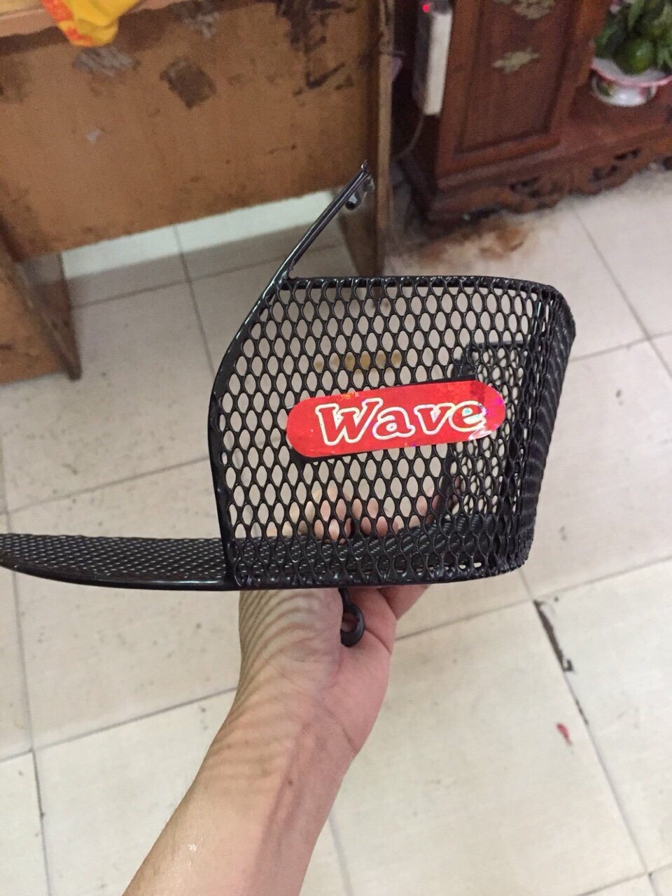 RỔ HÔNG TRÁI WAVE ANPHA ( WAVE NHỎ, MẪU THÁI ĐỜI ĐẦU - RỔ HÔNG LƯỚI WAVE TIỆN DỤNG, GIÁ HỢP LÝ