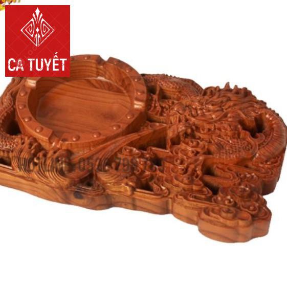 Gạt tàn thuốc gỗ hương đỏ chất lượng cao
