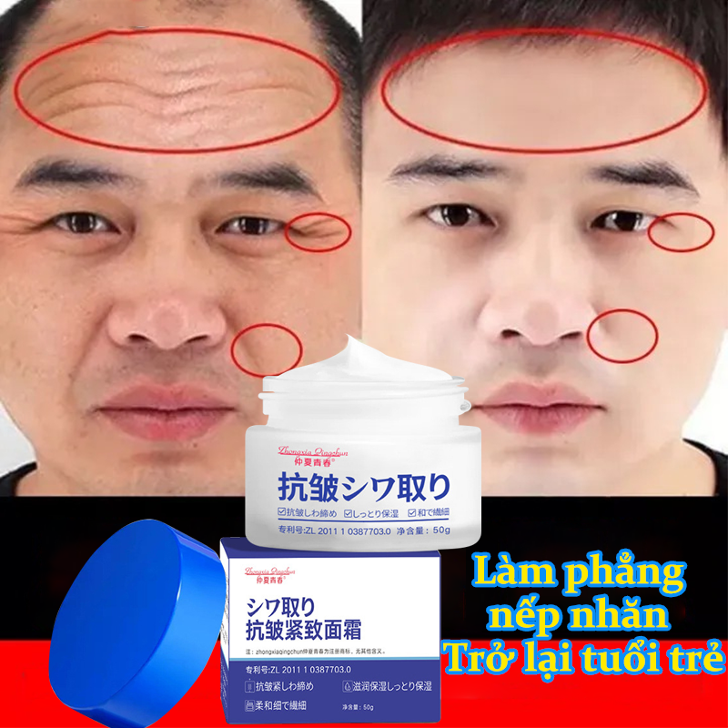 Kem Chống Lão Hóa kem Xóa Mờ Nếp Nhăn Kem dưỡng ẩm cho mặt Collagen Thủy Phân Làm trắng xóa nếp nhăn dễ tán Hấp thụ nhanh tăng tính đàn hồi cho da Giúp Da Trắng Cấp Nước Từ Sâu Bên Trong Hết Nhăn Và Sạm Da nuôi dưỡng da