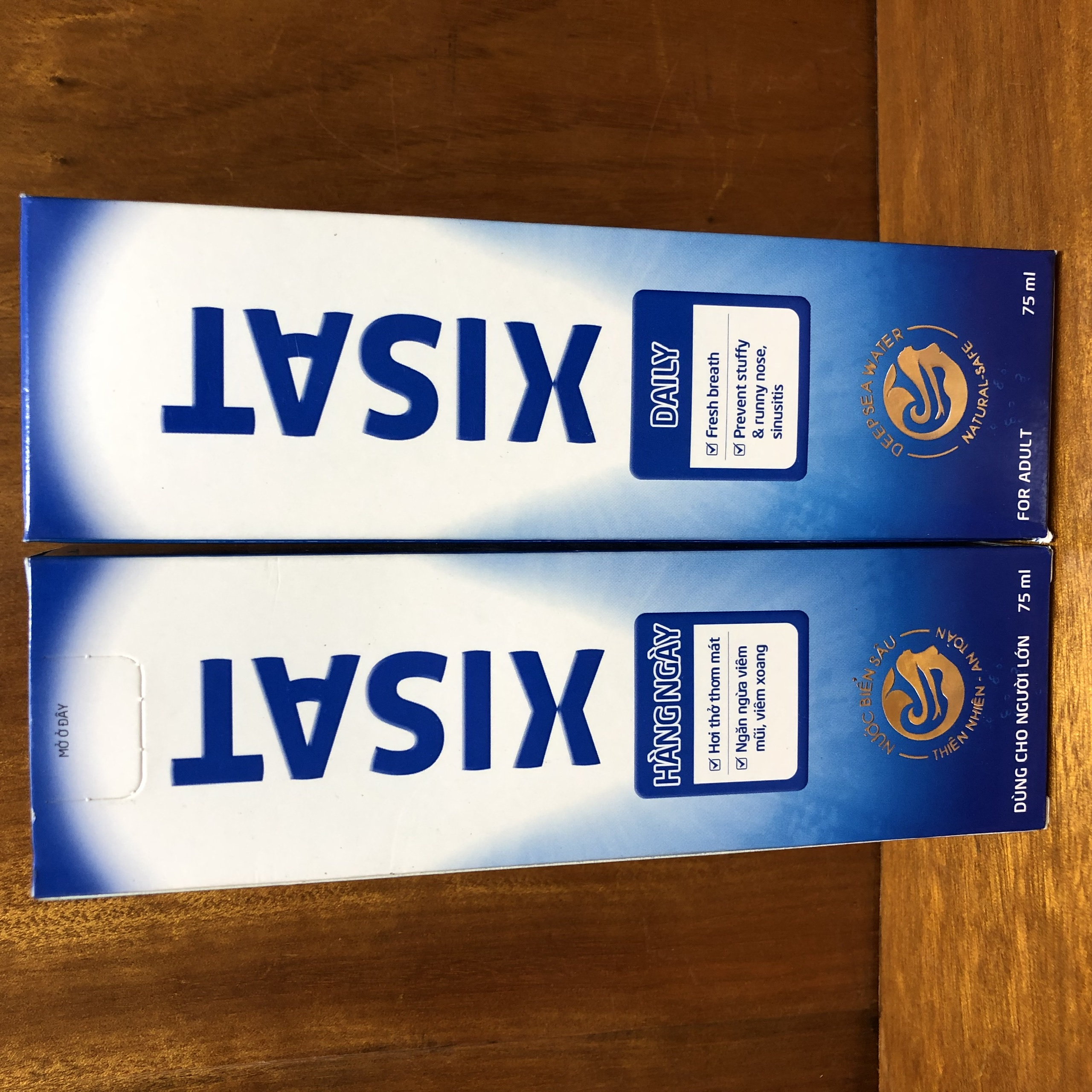 Nước muối biển xisat xịt mũi người lớn lọ 75ml