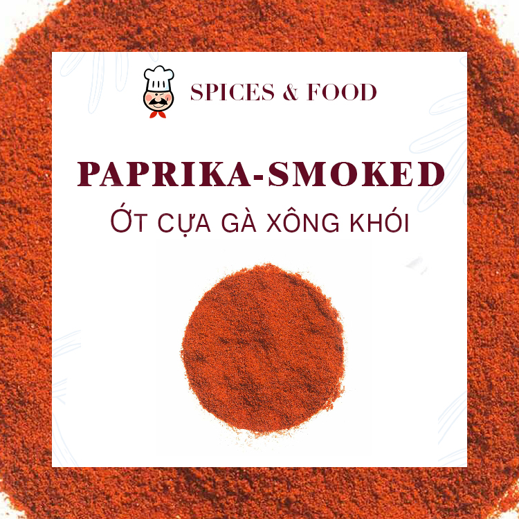 Hũ 120ml Smoked Paprika - Ớt cựa gà không cay xông khói