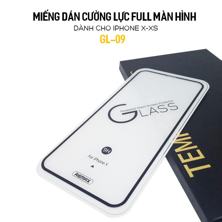 Miếng dán cường lực Remax full màn hình cho iPhone X / XS GL-09