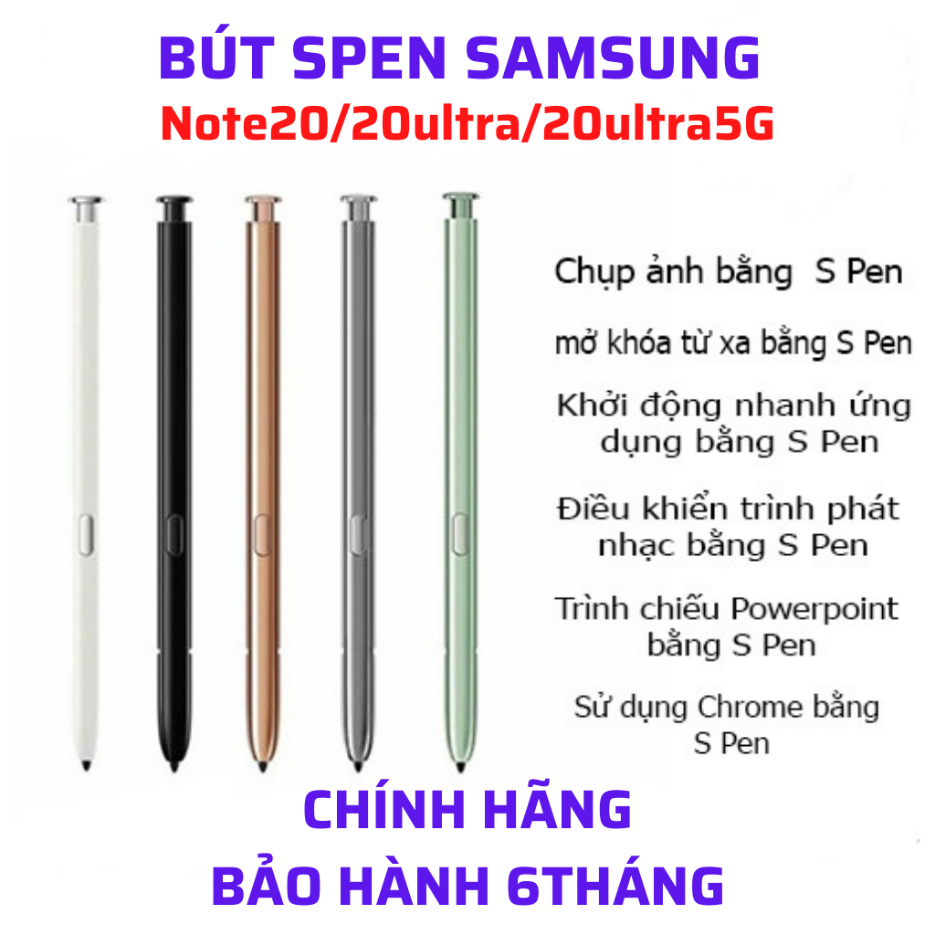 Bút Spen samsung note 20, samsung note 20 ultra, samsung note 20 ultra 5G- cam kết zin