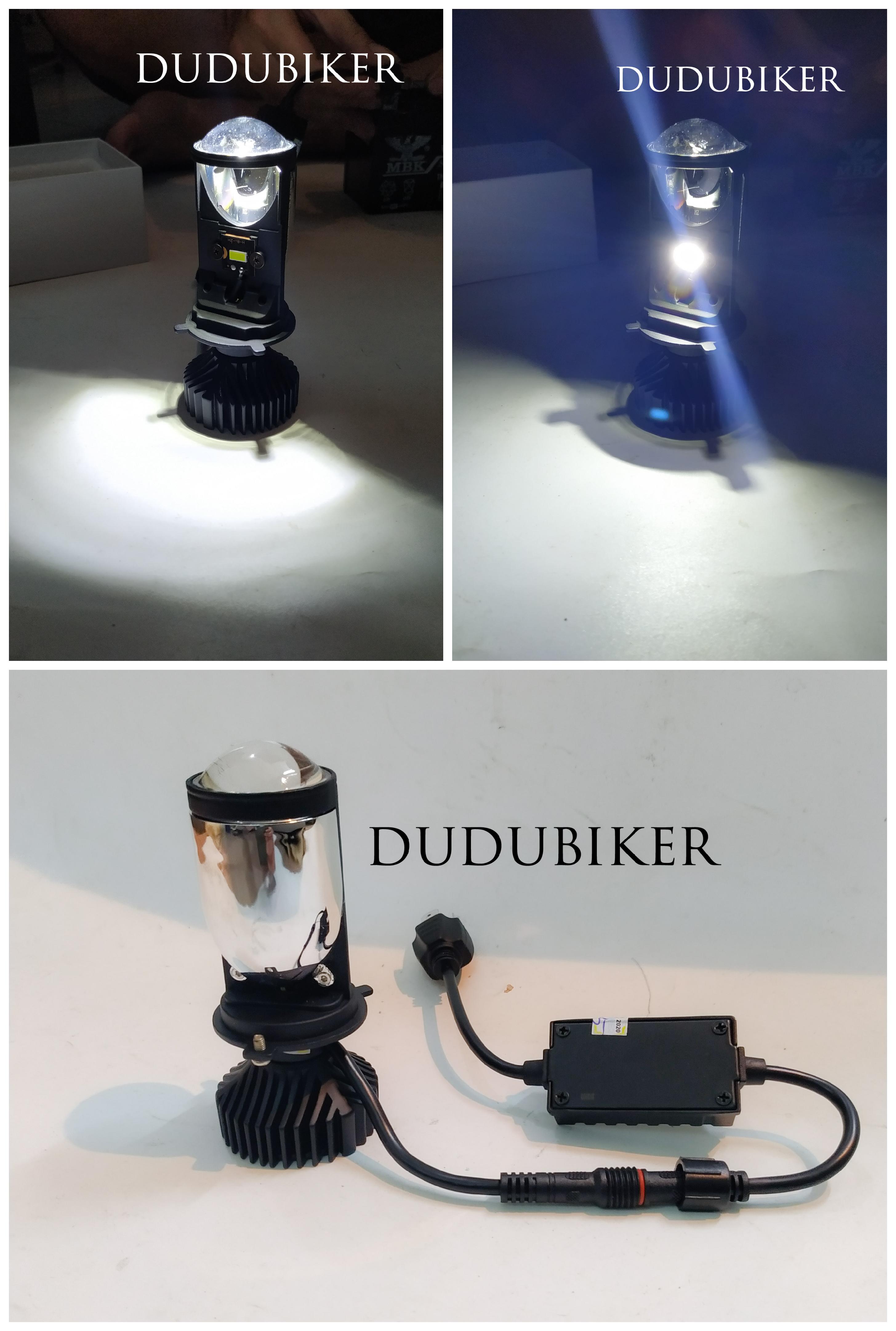 Đèn pha led bi cầu xenon L6K mini lắp Ô tô - xe máy siêu sáng (BH 6 tháng)