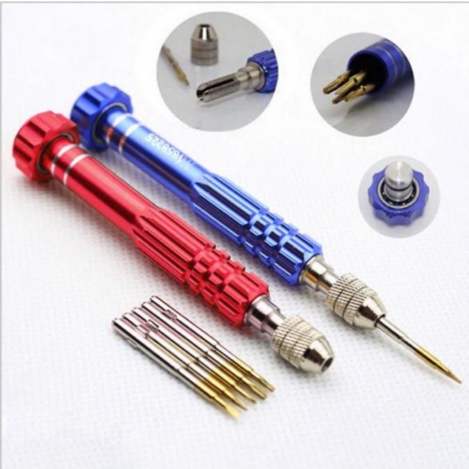 [HCM]Bộ Tua Vít Sửa Điện Thoại 5 Đầu Tiện Lợi
