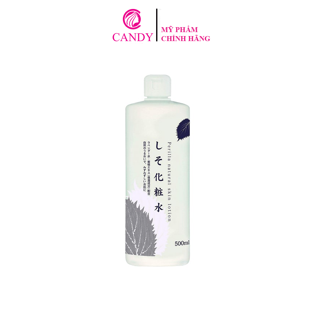 [Hoàn Tiền 8%]Nước hoa hồng tía tô Dokudami Perilla Natural 500ml