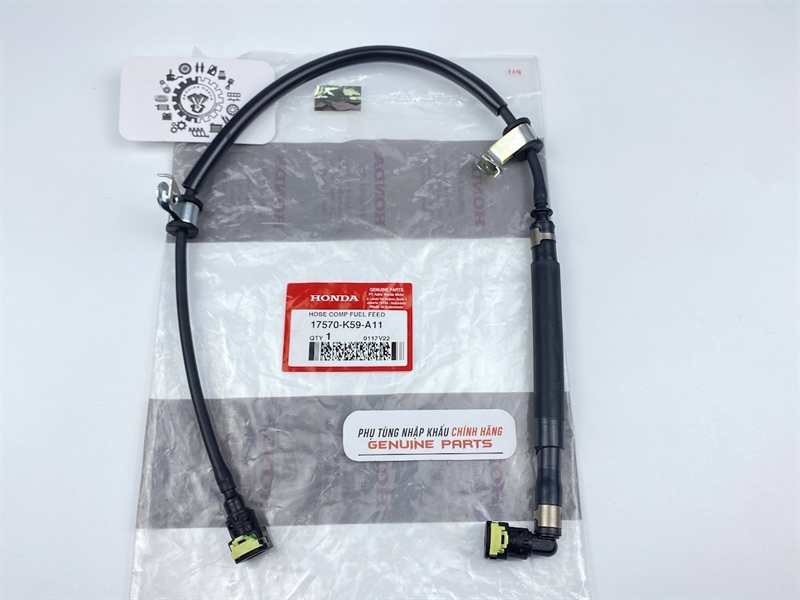 Dây bơm xăng vario click 150cc 2015 2021 chính hãng honda 17570k59a11