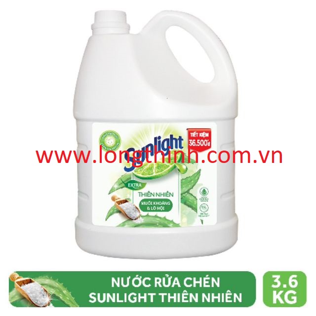 Nước rửa chén Sunlight Thiên nhiên 3.6kg