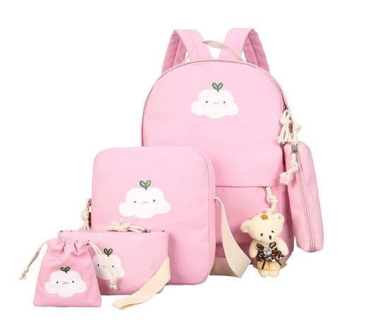 [HCM][TRÙM GIÁ SỈ] Bộ 5 món balo kèm túi ví thời trang cao cấp thiết kế tỉ mĩ hợp thời trang