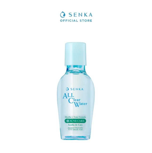 [GIFT] Nước tẩy trang Micellar Ngăn Ngừa Mụn SENKA A.L.L CLEAR WATER ACNE CARE 60ML -2