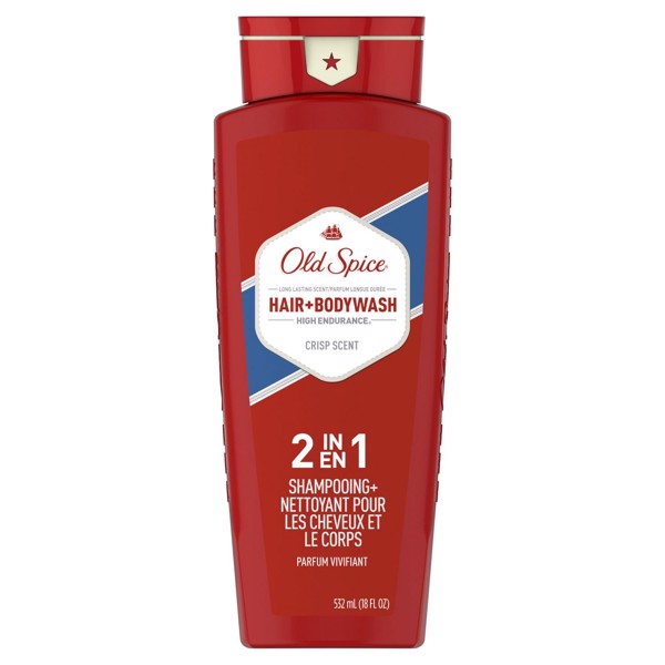 [HCM]Dầu tắm gội và xả Old Spice High Endurance 2 in 1 532ml - USA