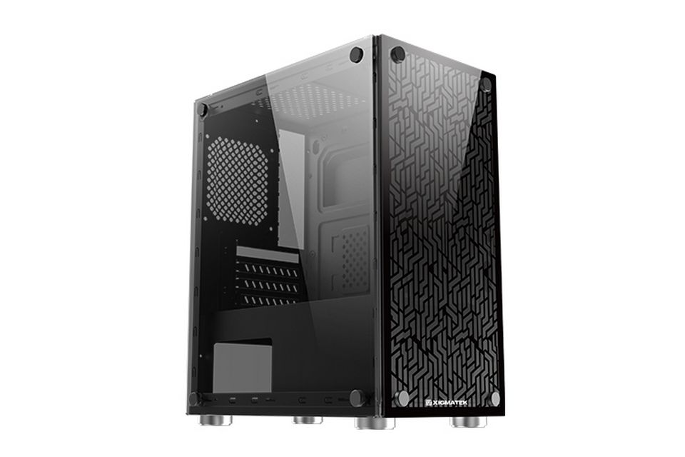 Vỏ Case XIGMATEK NYX (EN43040) - M-ATX,  2 mặt kính BH 12 tháng chính hãng