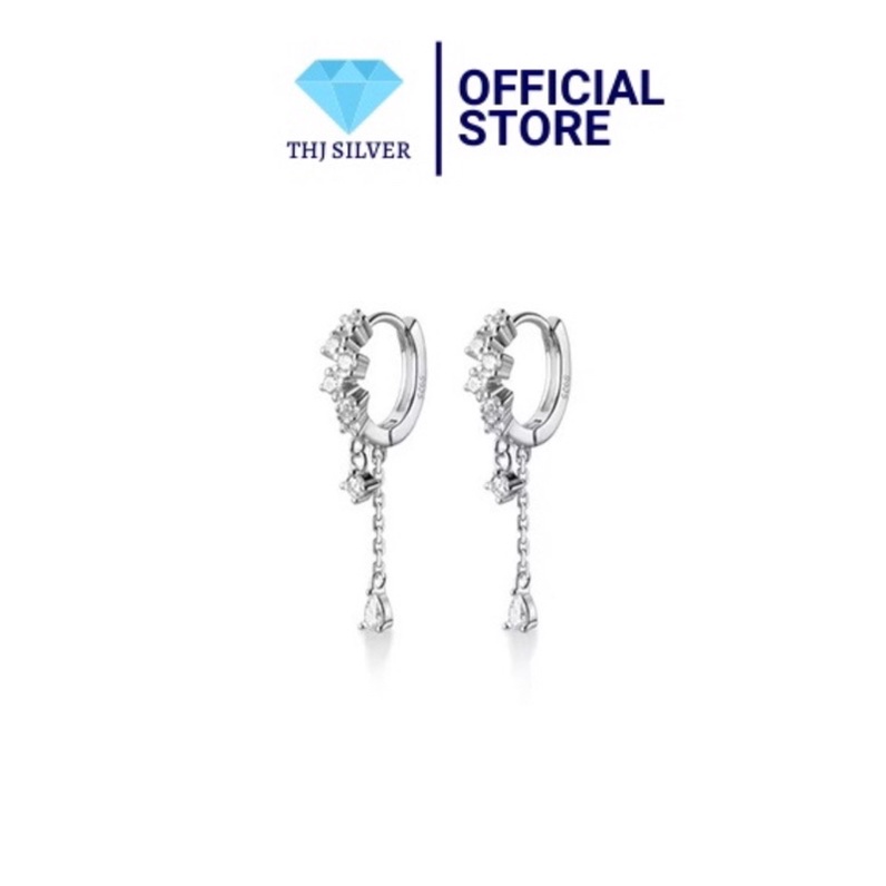  Bông tai nữ tua dọt lệ THJ Hottrend - Chuẩn bạc ta 