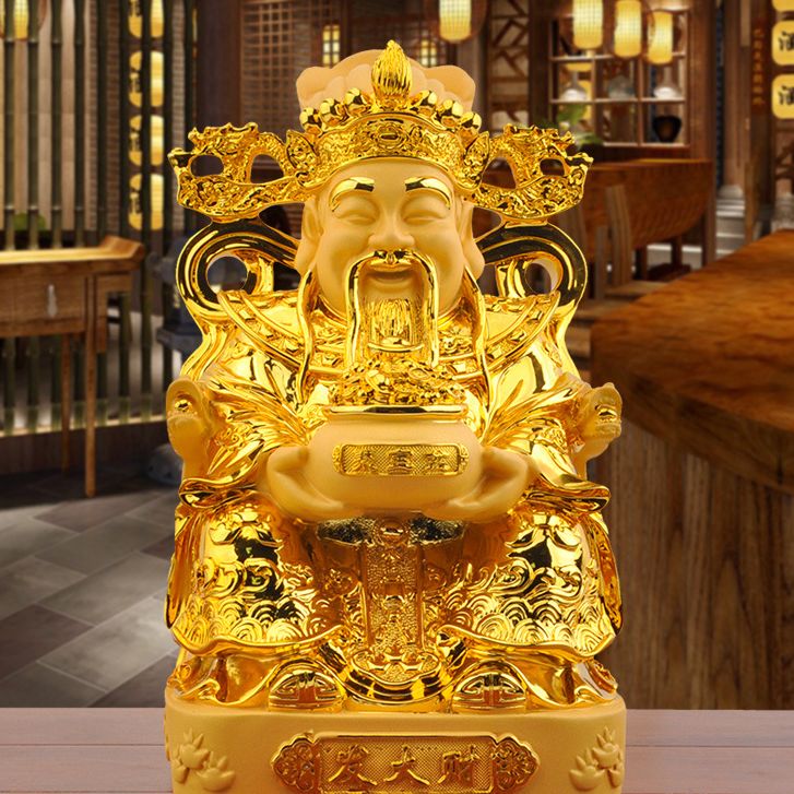 Tượng Ông Thần Tiền, Quan Thần Linh,Triệu công Minh, Đồ Thờ Cúng, Vật Phẩm Phong Thủy Quà Tặng Tân Gia Khai Trương