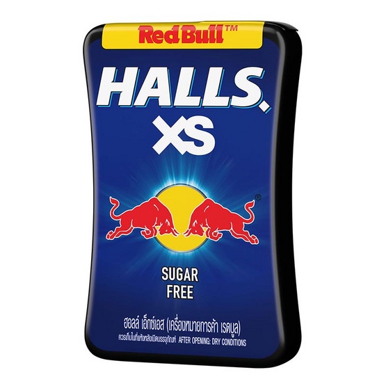 Kẹo Ngậm Sugar Free Halls XS Redbull Thái Lan