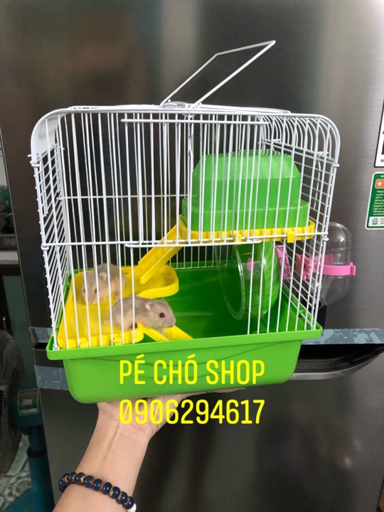 [HCM]Lồng hamster Kim tự Tháp size d23 r17 c25 cho hamster .
