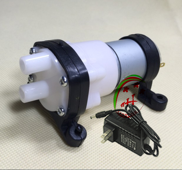 Máy bơm nước hồ thủy sinh nuôi cá, Máy bơm nước mini R385 - 12V