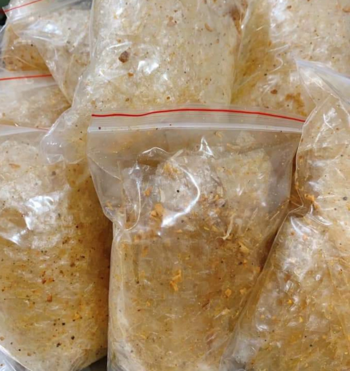 5 BỊCH( BỊCH 100G) BÁNH TRÁNG VUÔNG TRỌN SATE TỎI SIÊU NGON