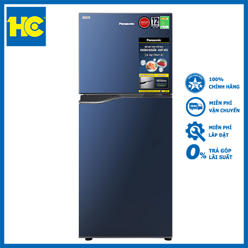 Tủ lạnh panasonic inverter 188 lít nr-ba229pavn - miễn phí vận chuyển & lắp đặt - bảo hành chính hãng