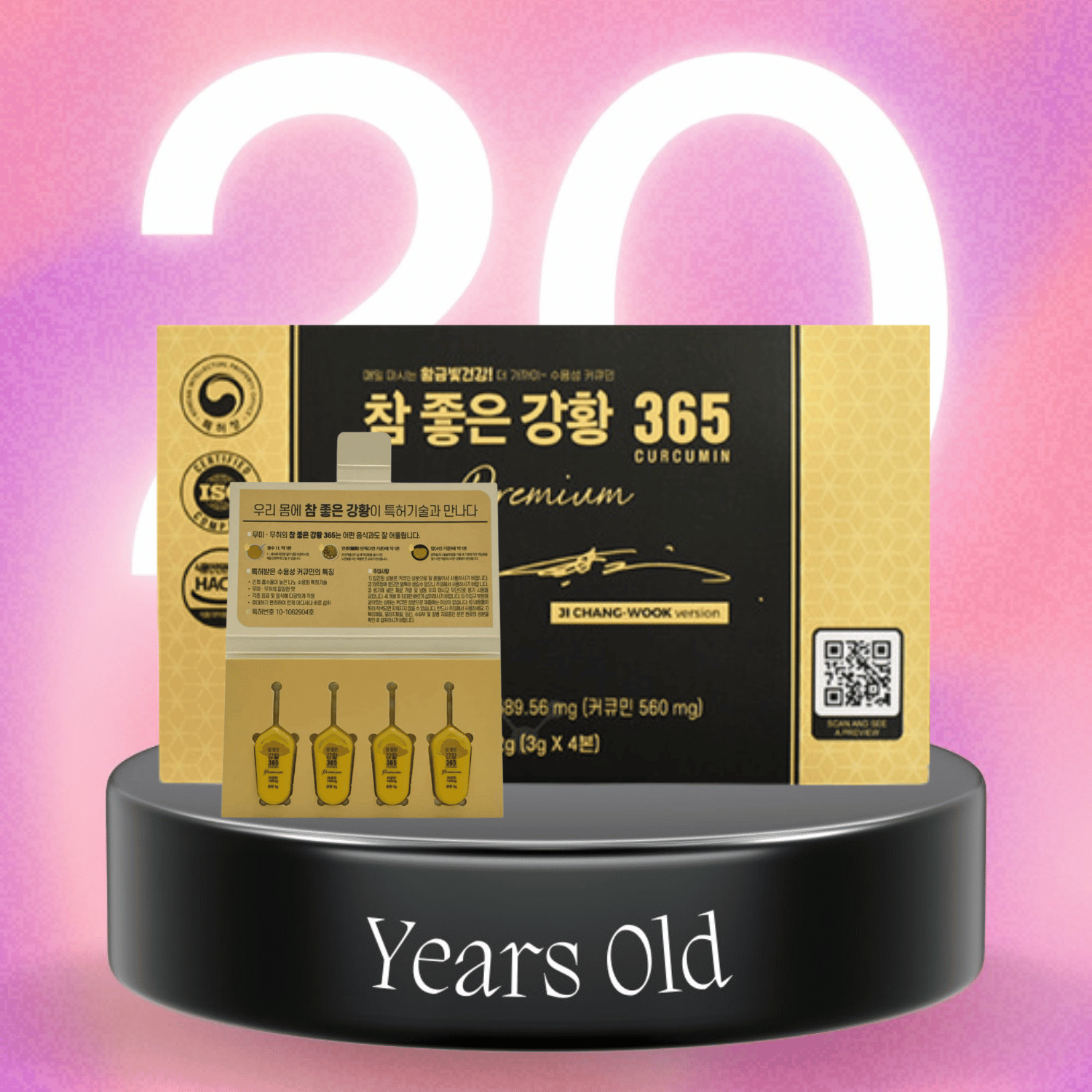 Tinh Chất Nghệ Vàng Nano Curcumin 365 Premiu Hàn Quốc