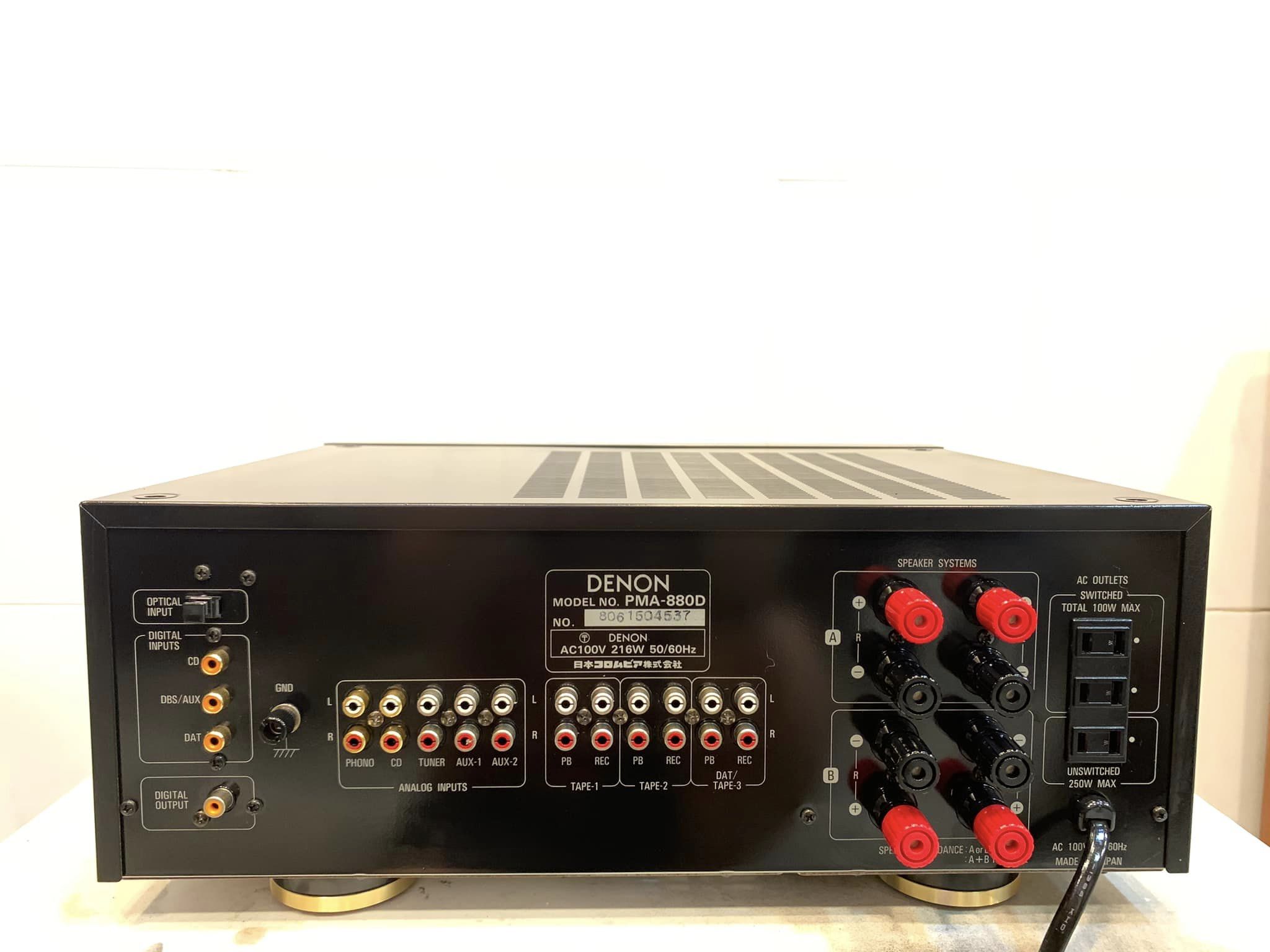 Amly DENON PMA-880D nguyên bản hoạt động hoàn hảo | 0913.233 Amly DENON PMA-880D nguyên bản hoạt động hoàn hảo | 0913.233