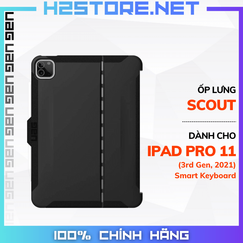 Ốp lưng UAG Scout cho iPad Pro 11" tương thích Magic Keyboard