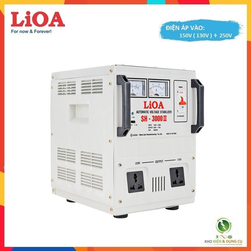 Ổn áp 3,0kva lioa sh - 3000 ii điện áp vào 150v - 250v