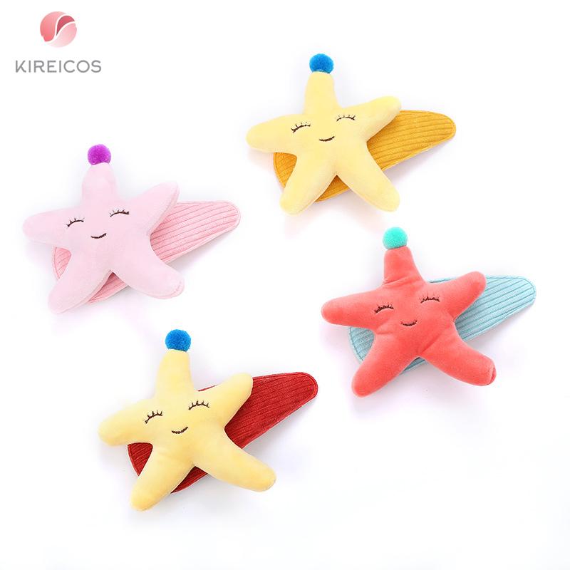[HCM]Kẹp Tóc Bấm Mái Siêu To Hình Sao Biển Đủ Màu - kireicos