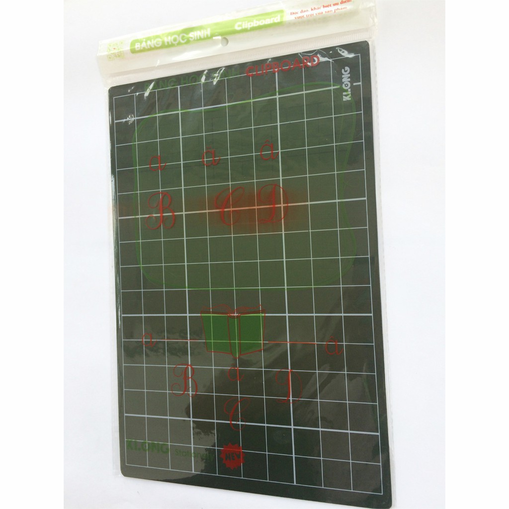 Bảng học sinh Klong clipboard 4 ô ly; MS 435 - khách sỉ ib