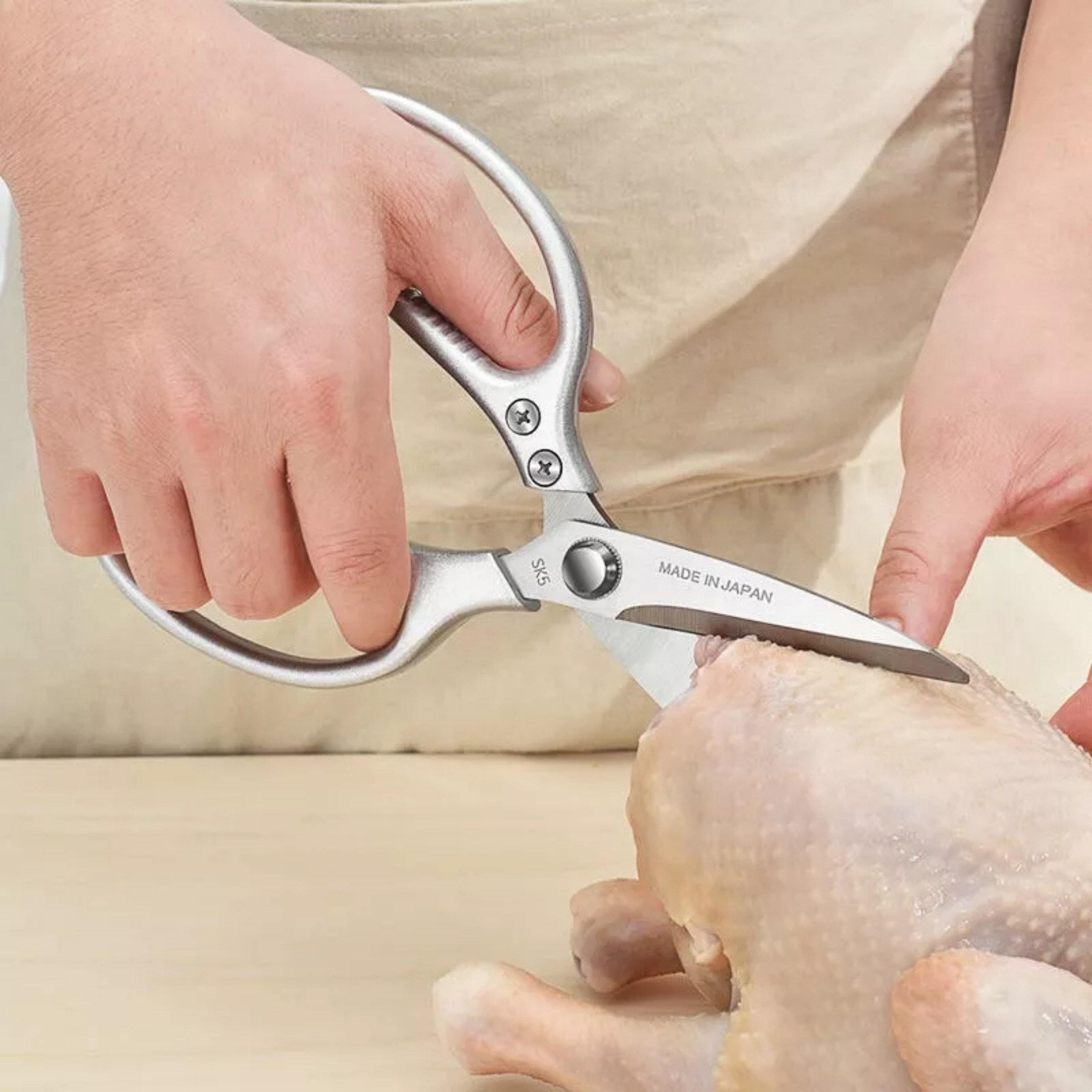 Kéo cắt gà, kéo làm bếp sk5 đa năng - kéo làm bếp đa năng siêu phẩm sk5 siêu sắc, kéo cắt gà, cắt vịt, cắt thịt, cắt rau củ quả