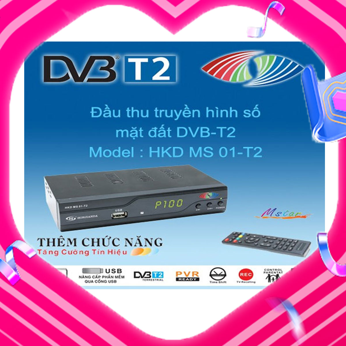 [HCM]ĐẦU THU TRUYỀN HÌNH SỐ MẶT ĐẤT HOÀN KIẾN ĐẠT (MODEL HKD MS 01-T2)