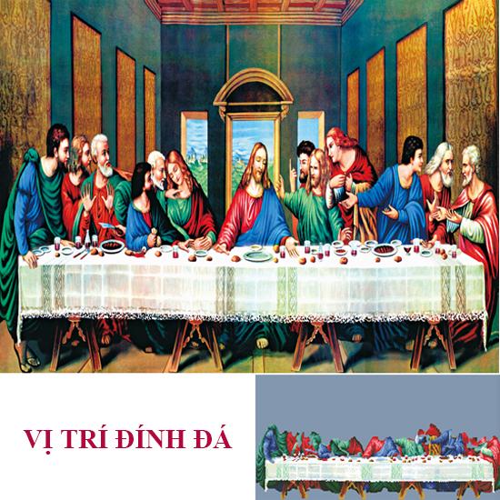 Tranh đính đá Bữa tiệc ly - Kt 100*51cm