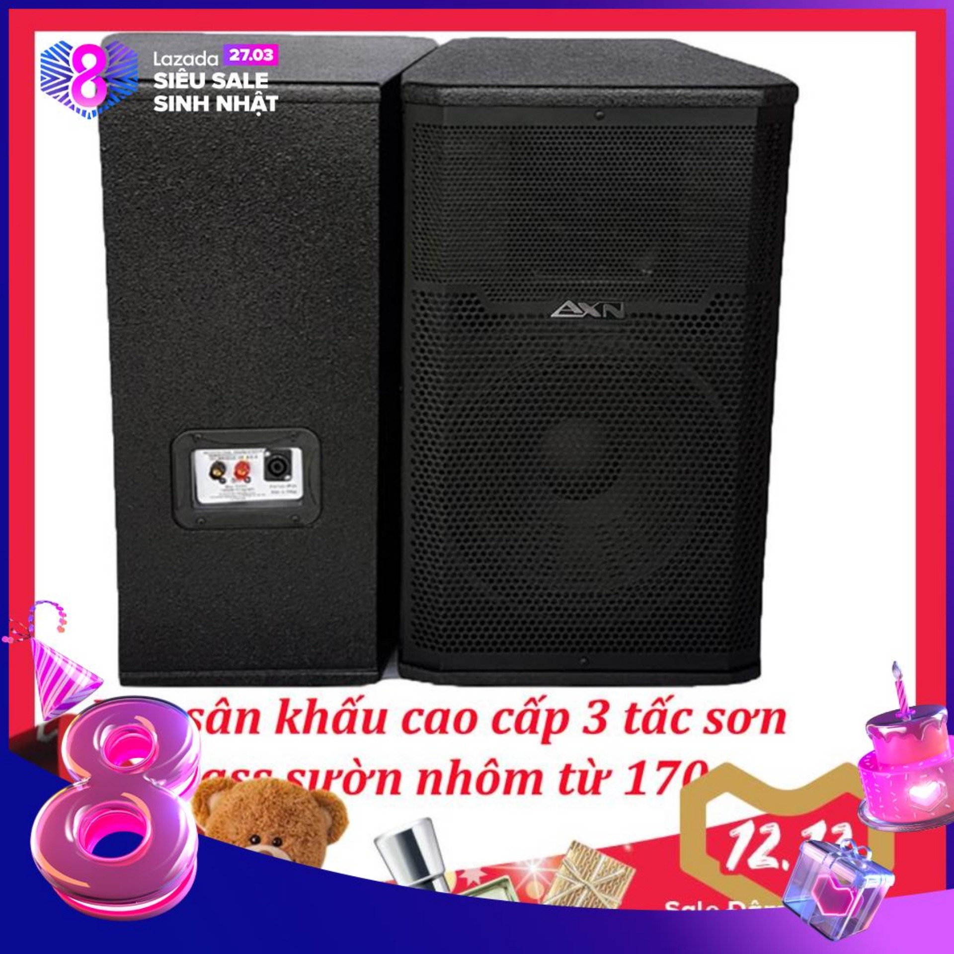 [Trả góp 0%]Loa Karaoke sân khấu Nghe Nhạc 3 TẤC SƠN CHỐNG TRẦY AXN TỪ 170 Karaoke Cực HaY