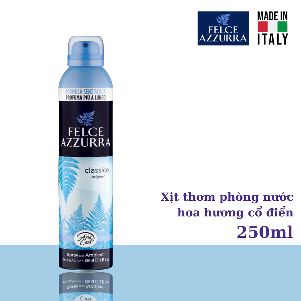 Xịt thơm phòng nước hoa Felce Azzurra - 250ml - NK Ý