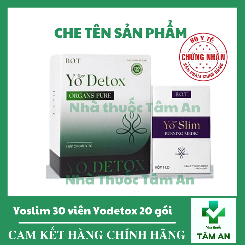 Giảm Cân Yo Slim Chính Hãng B.O.T Yoslim Giúp Giảm Cân An Toàn Hiệu Qủa giảm 2-3 Kg Sau 15 Ngày