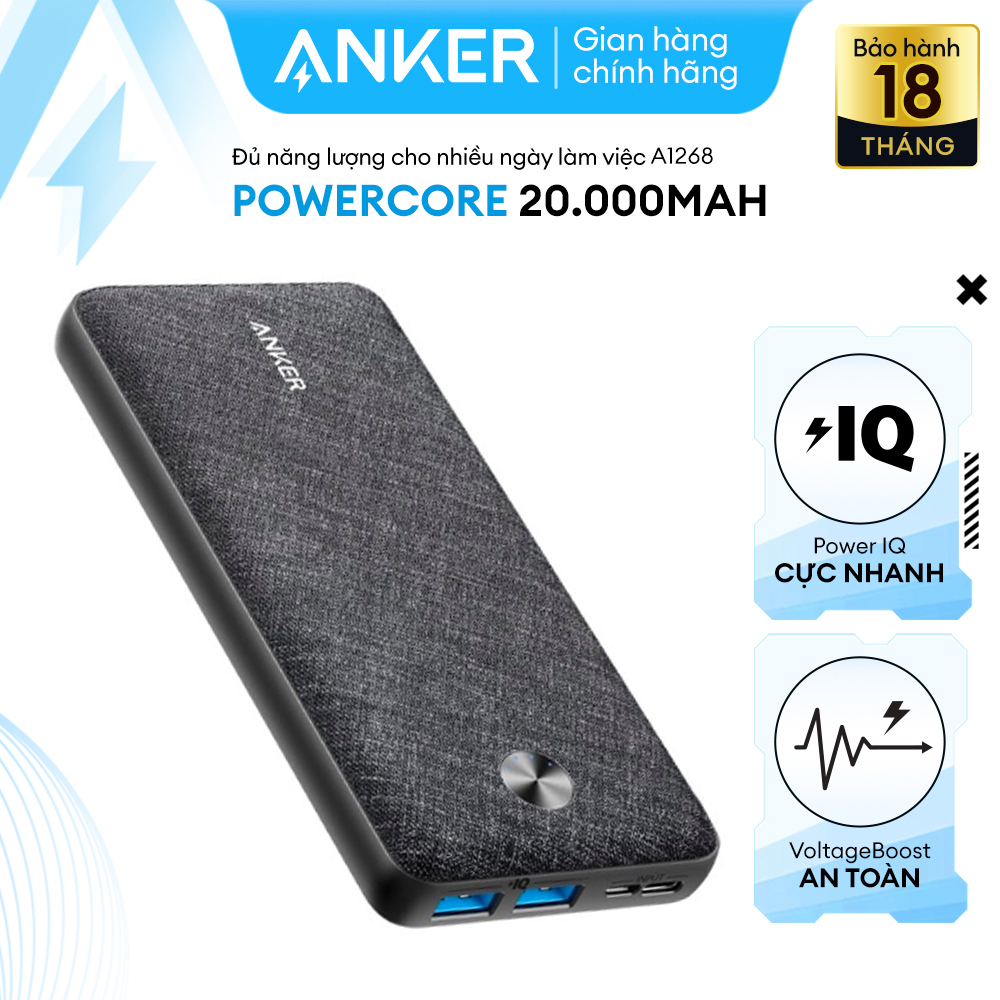 Sạc dự phòng ANKER PowerCore Metro Essential 20000mAh A1268H