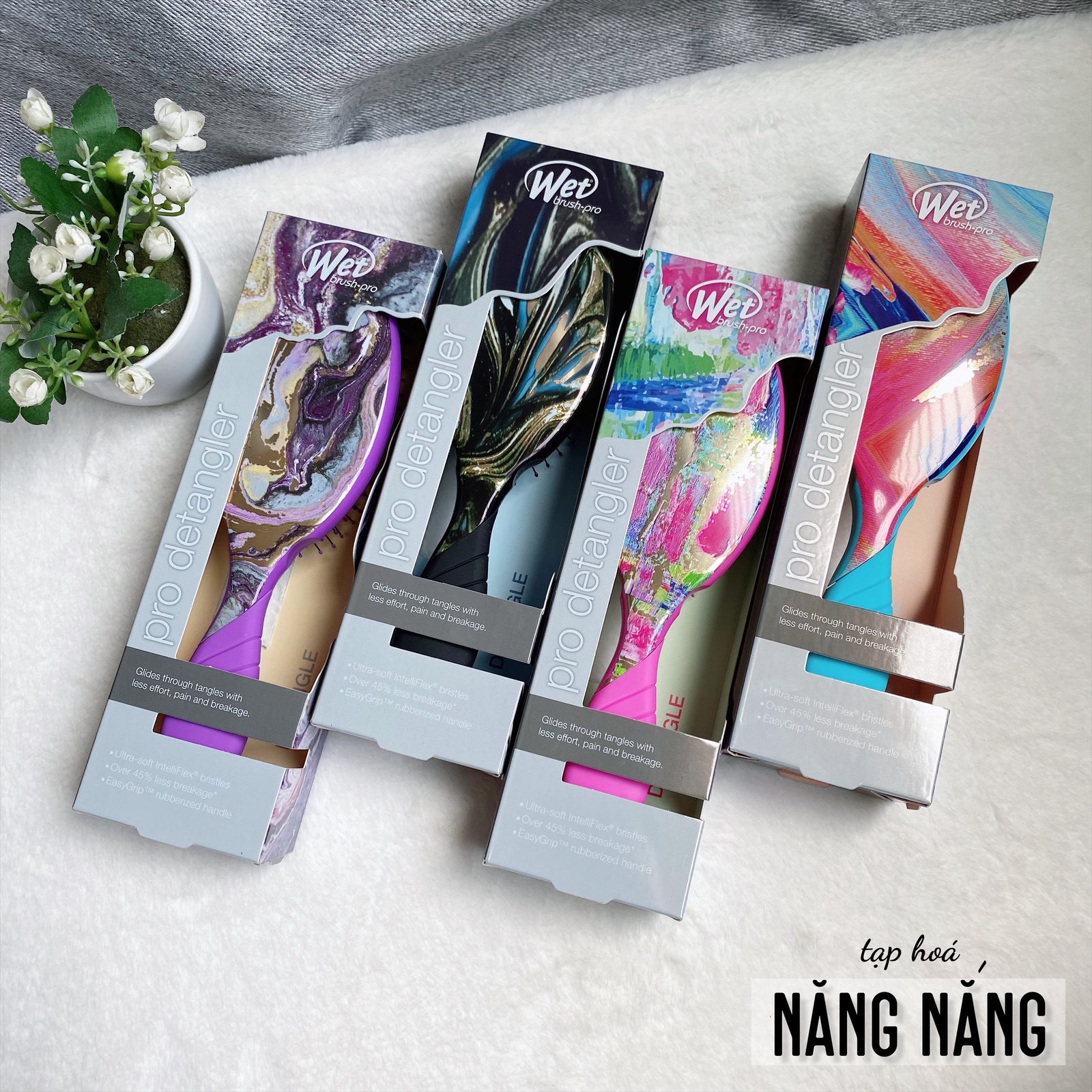 Lược Wet Brush dòng Pro Detangler Bright Future - chính hãng WETBRUSH