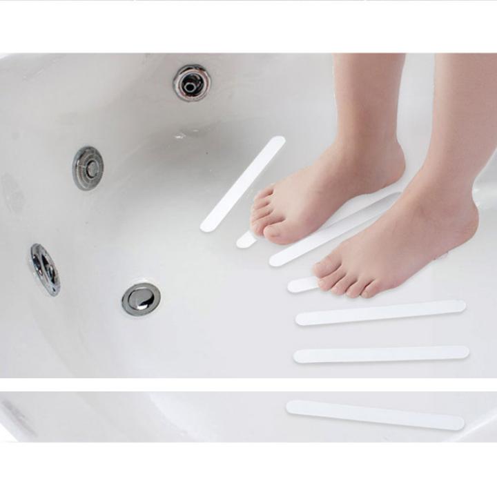 Sét 5 miếng dán chống trơn trượt trong suốt, băng dán sàn nhà, nhà tắm chống trượt ngãđộ bền cao, chịu được nước, dầu mỡ, chất tẩy rửa
