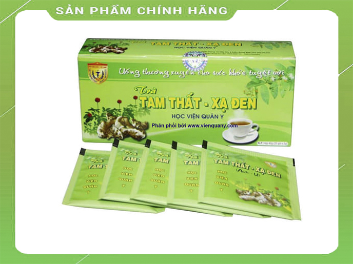 Trà tam thất xạ đen - Học viện quân y